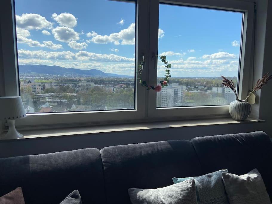 Tolle Wohnung Mit Panoramablick 바인하임 외부 사진