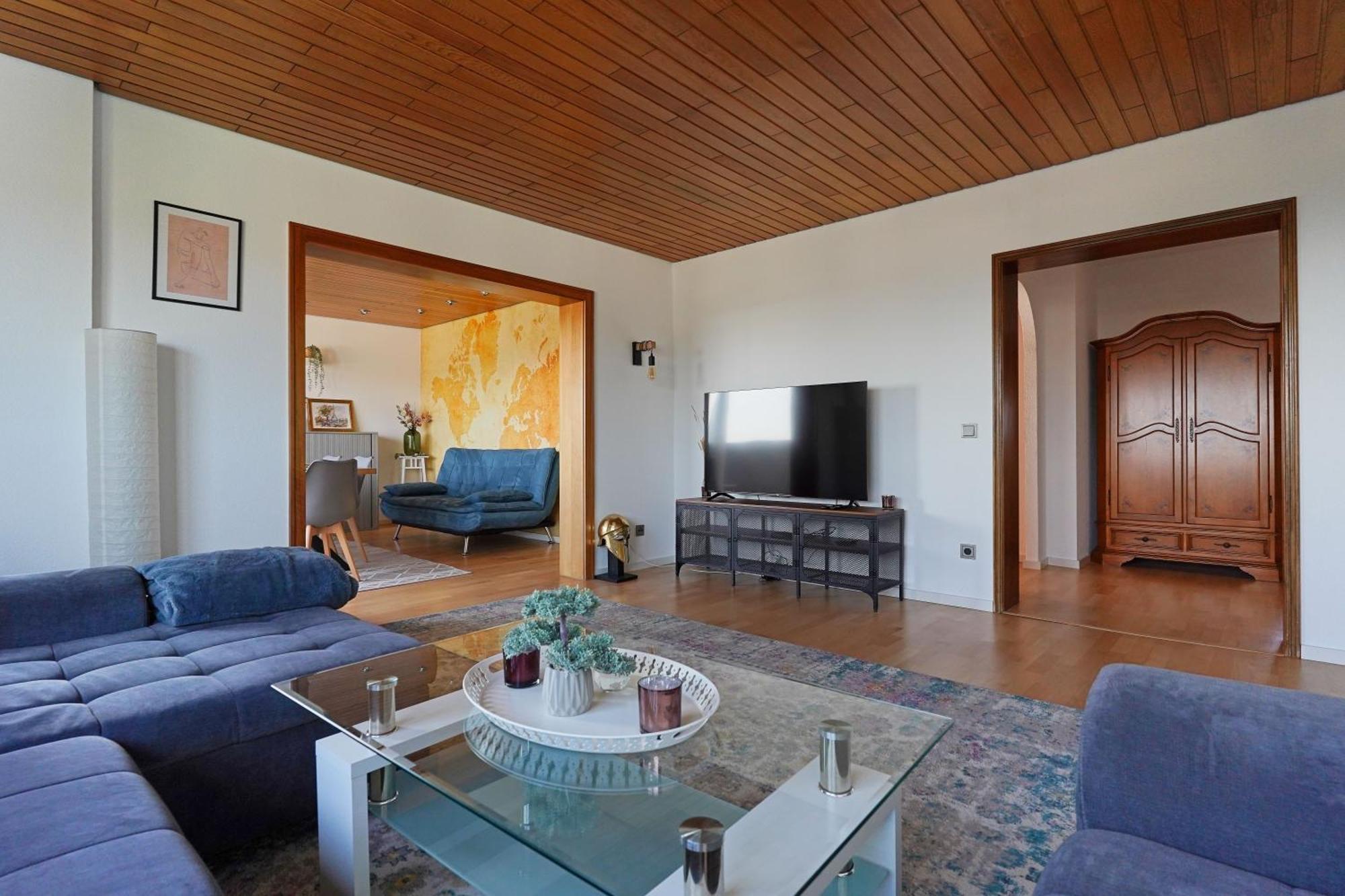Tolle Wohnung Mit Panoramablick 바인하임 외부 사진